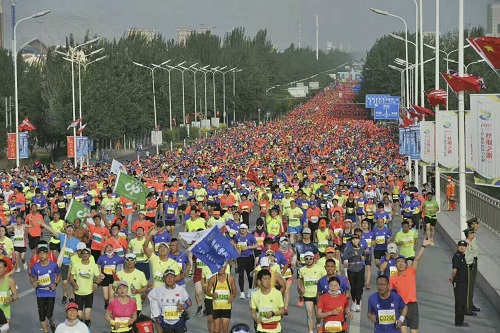 2019“丝绸之路”宁夏·银川国际马拉松赛